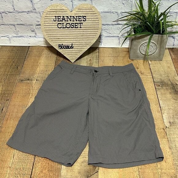 Lululemon kahuna gray grid shorts size 32 - Picture 9 of 9